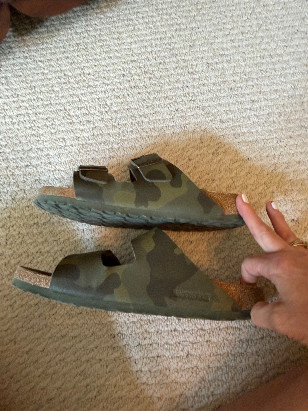 Birkenstock Arizona Sandal in Army Green Camo - Picture 9 of 9